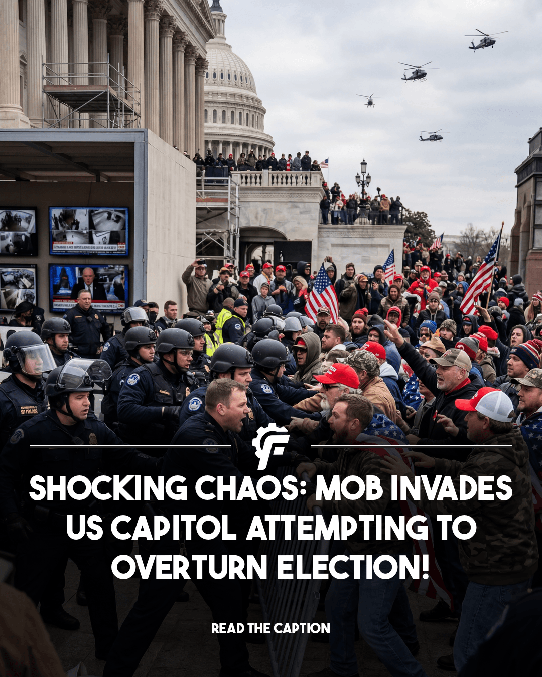 AI-generated news post from 2021