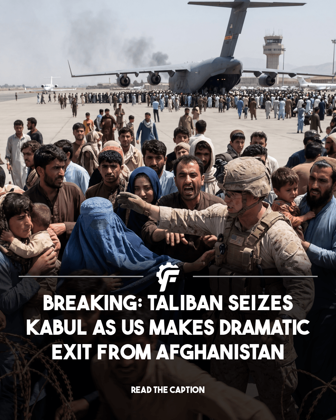 AI-generated news post from 2021