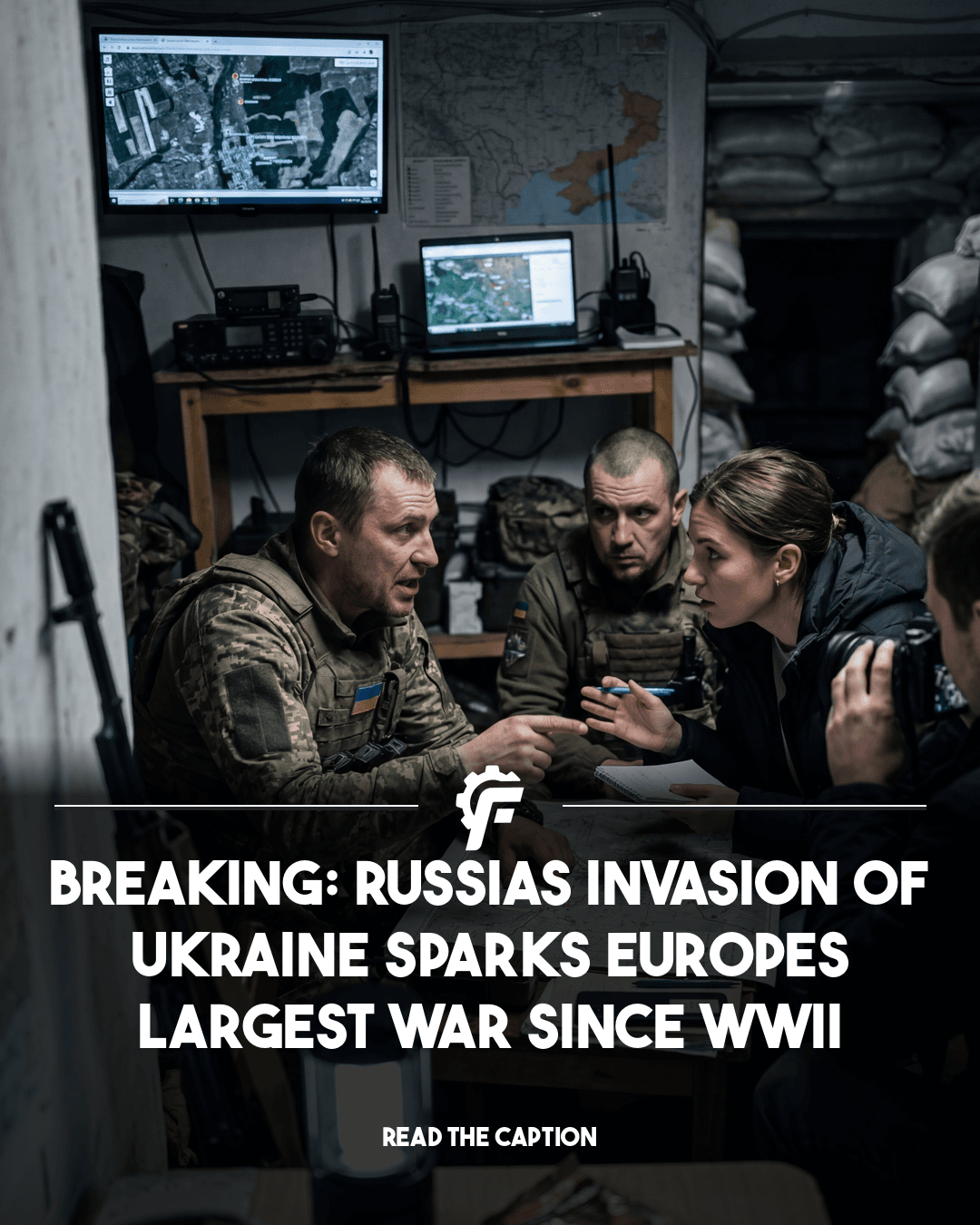 AI-generated news post from 2022