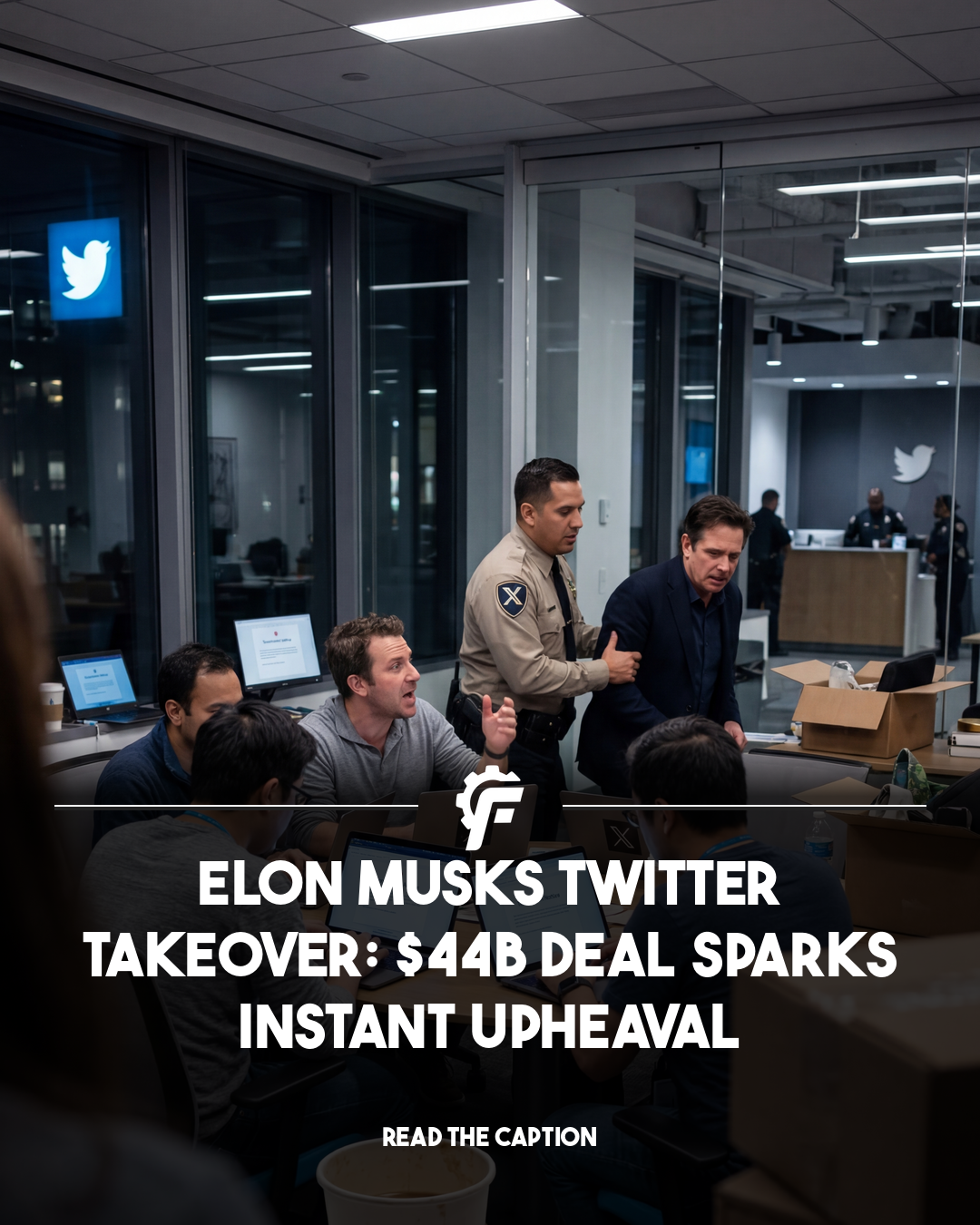 AI-generated news post from 2022