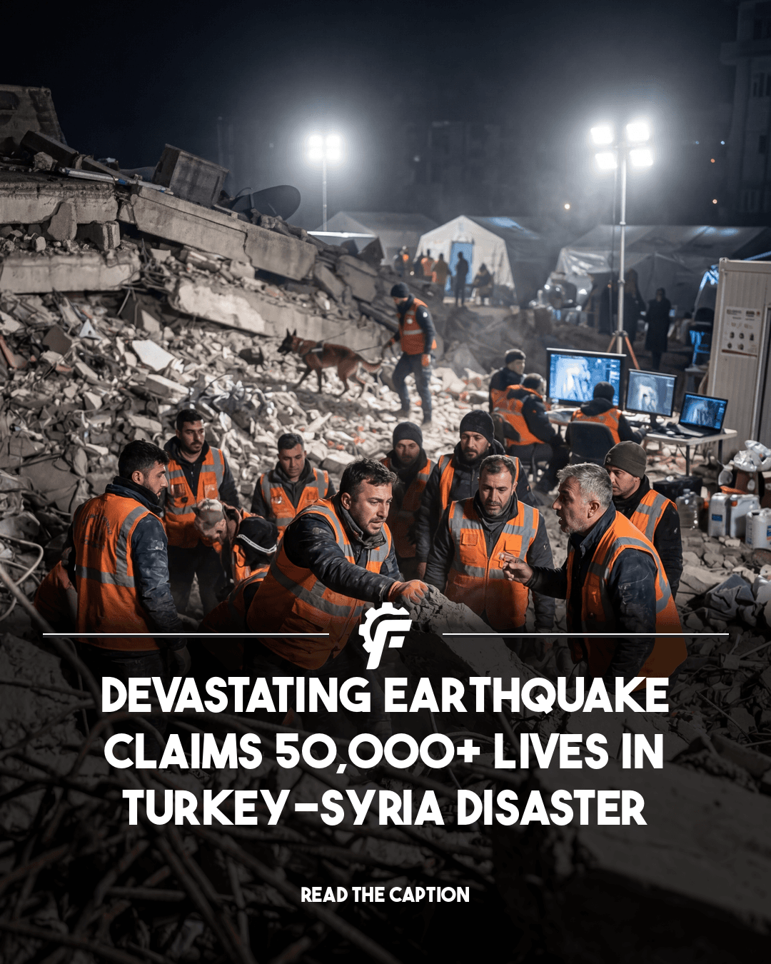 AI-generated news post from 2023