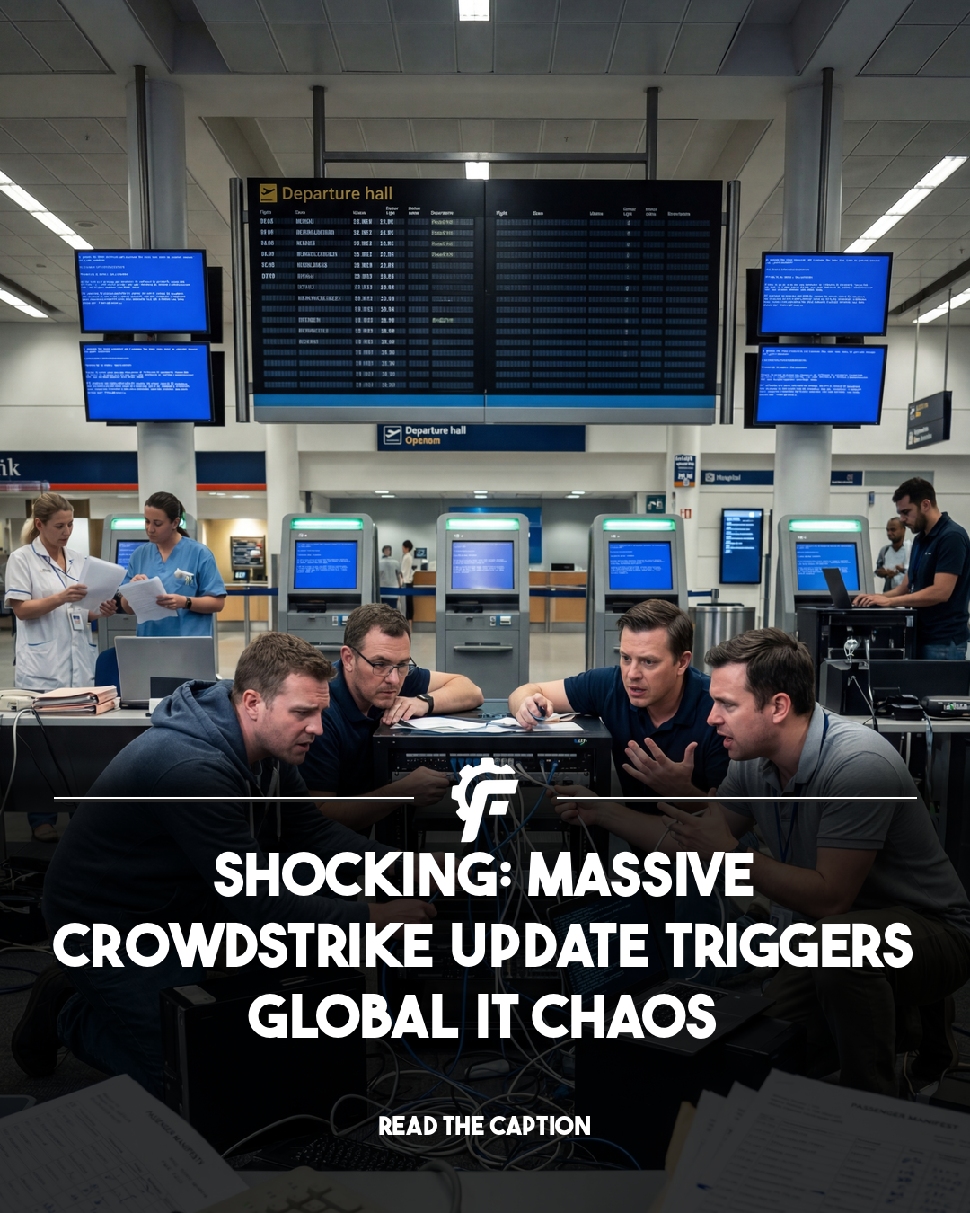 AI-generated news post from 2024