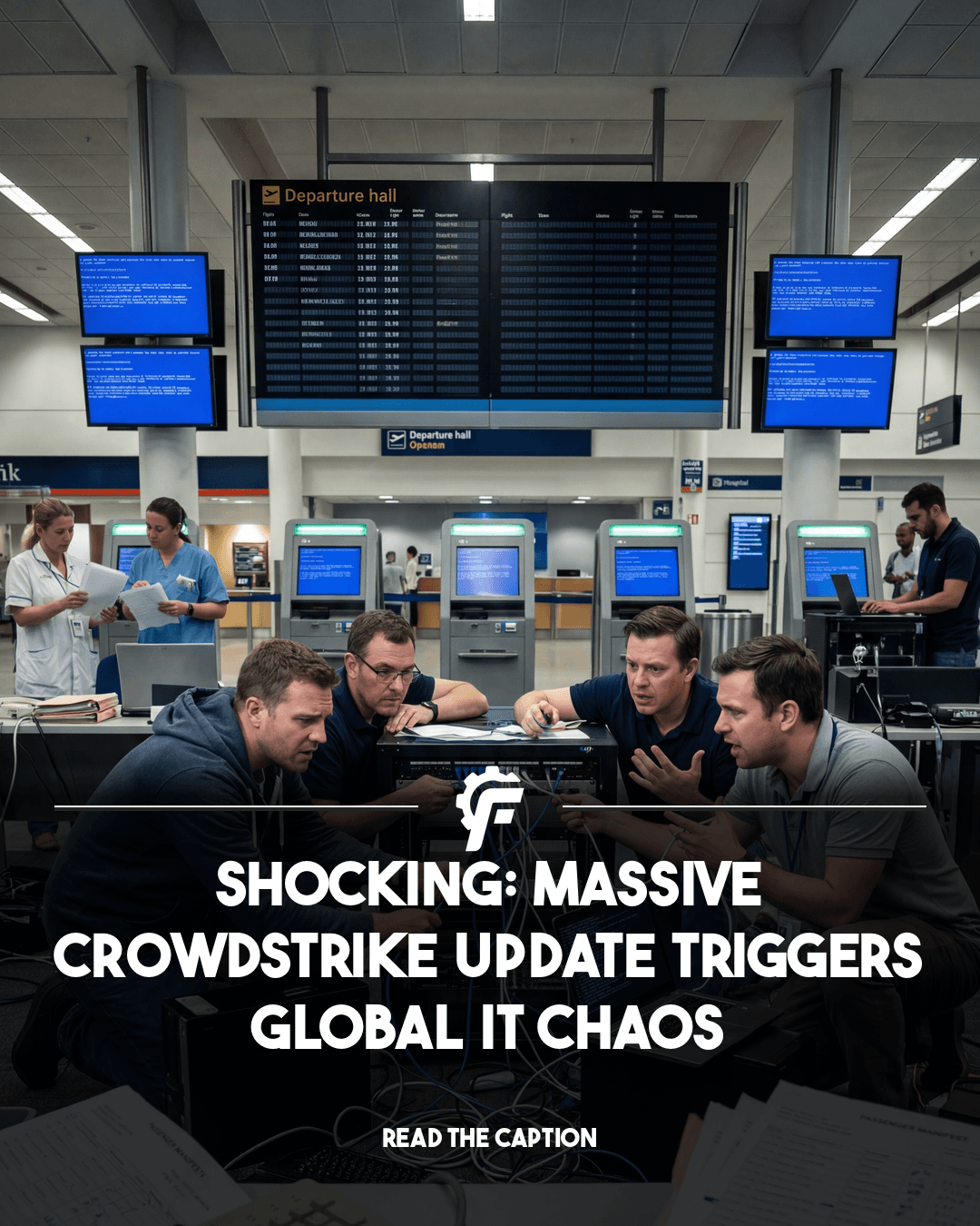 AI-generated news post from 2024