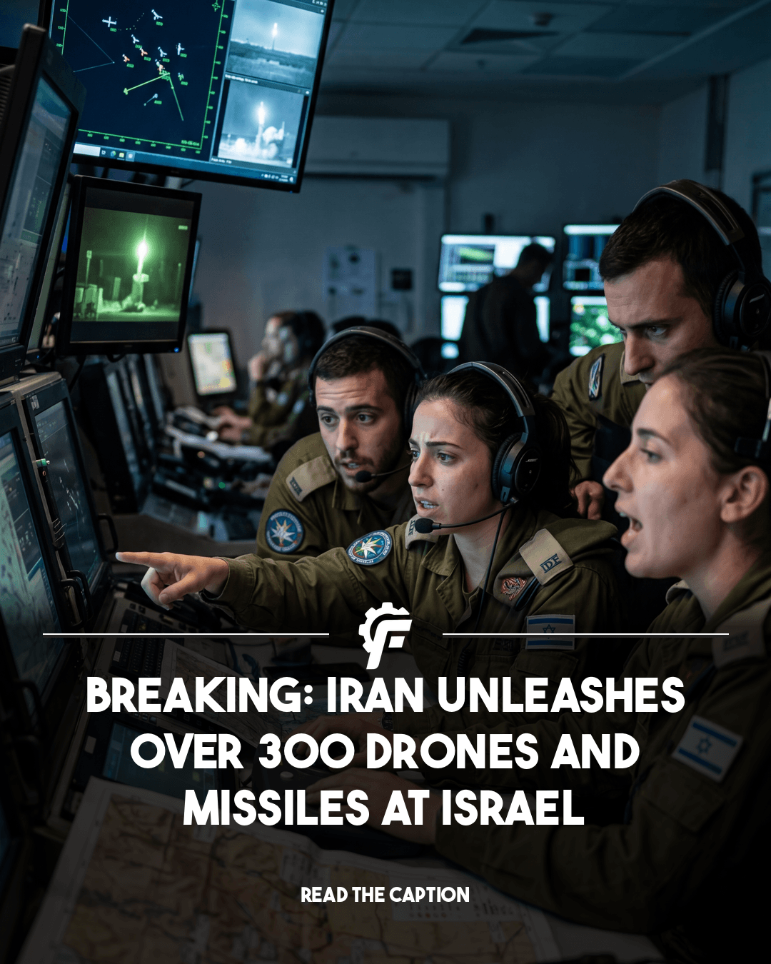 AI-generated news post from 2024