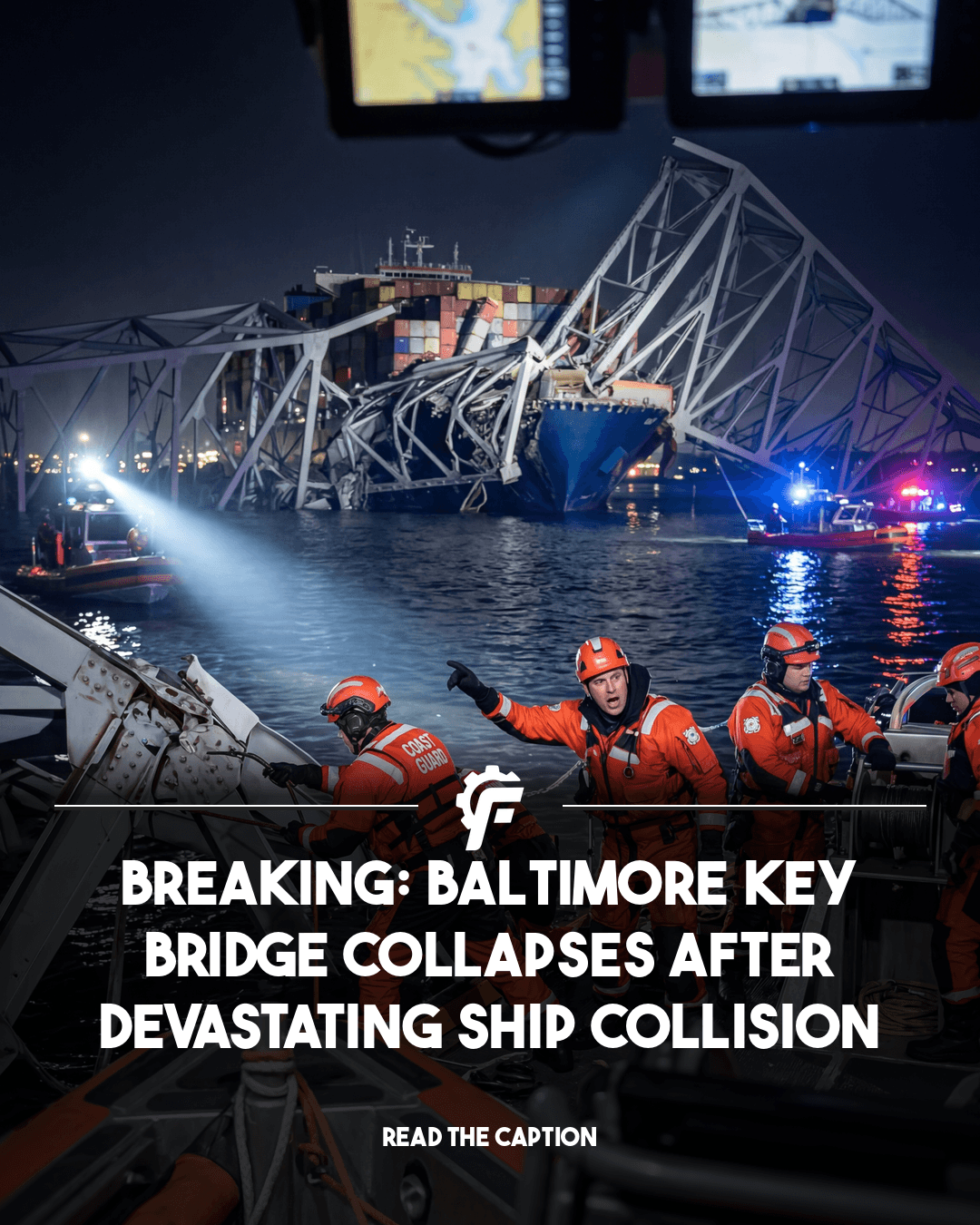 AI-generated news post from 2024