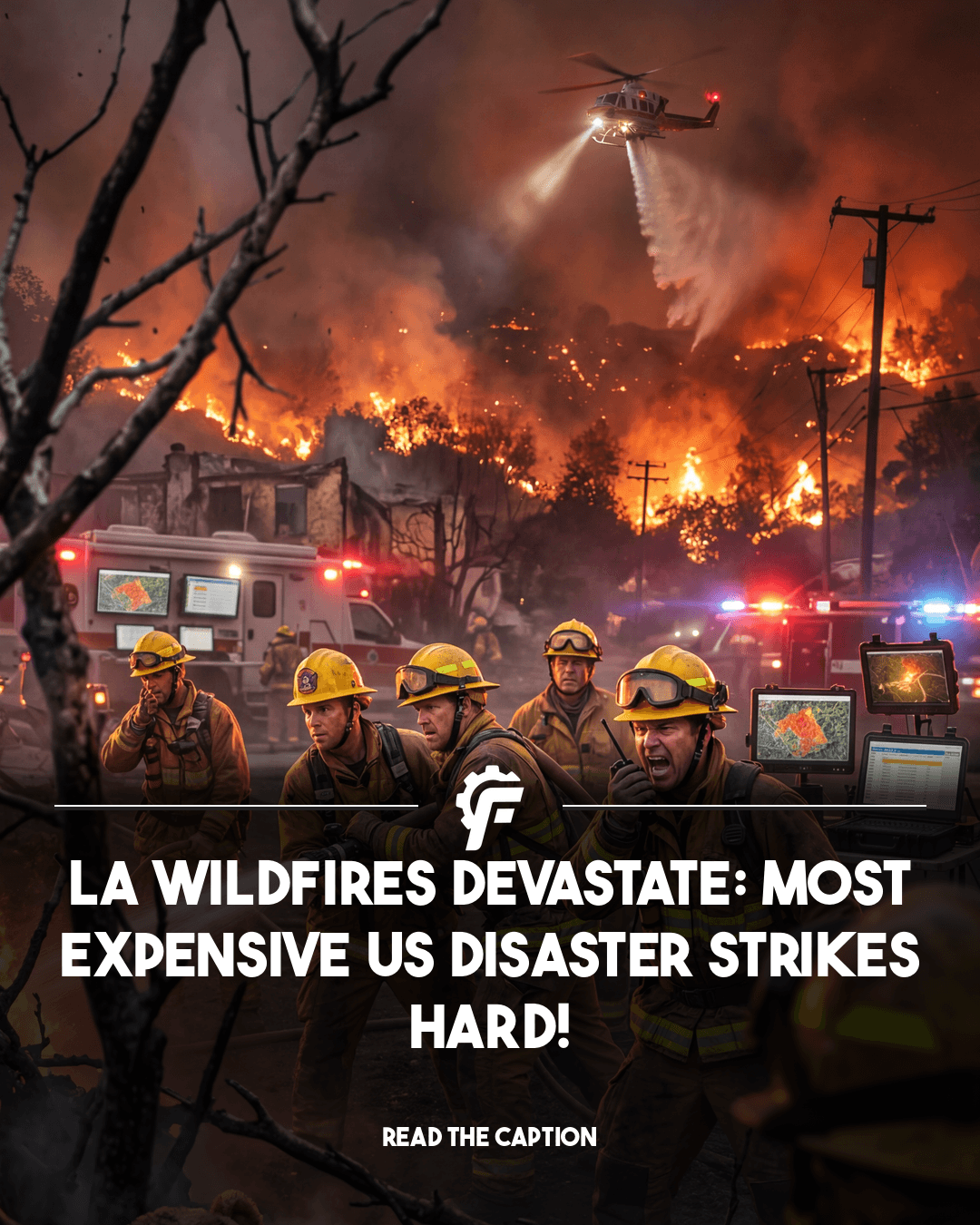 AI-generated news post from 2025