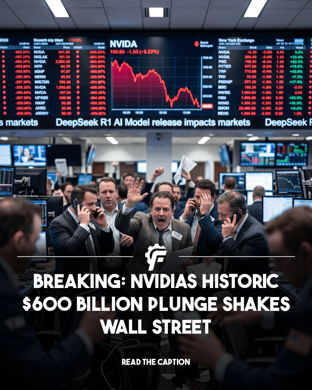 AI-generated news post from 2025