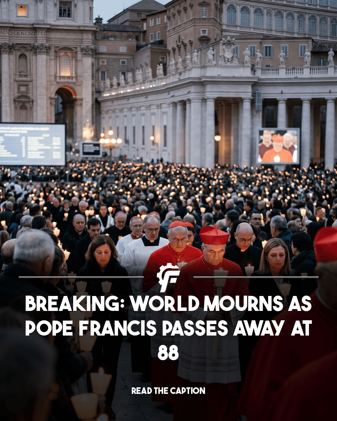 AI-generated news post from 2025